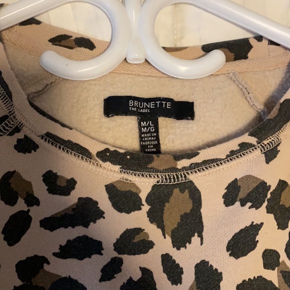 Brunette The Label Cheetah print sweater - Picture 2 of 2